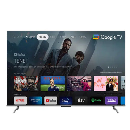 Televizor TCL QLED 50C635, 126 cm, Smart Google TV, 4K Ultra HD, Clasa G