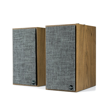 Perechea Klipsch The Fives in Nuc, cu grilele textile montate