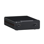 Pachetul cu două amplificatoare Fosi Audio Mono V3, cu panoul frontal, comenzile și carcasa vizibile