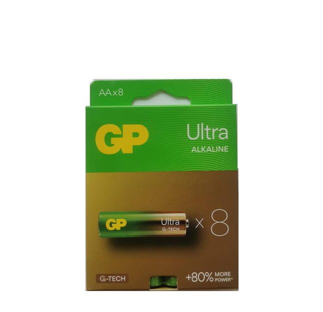 Baterii GP Ultra Alkaline AA (LR6), blister 8pcs