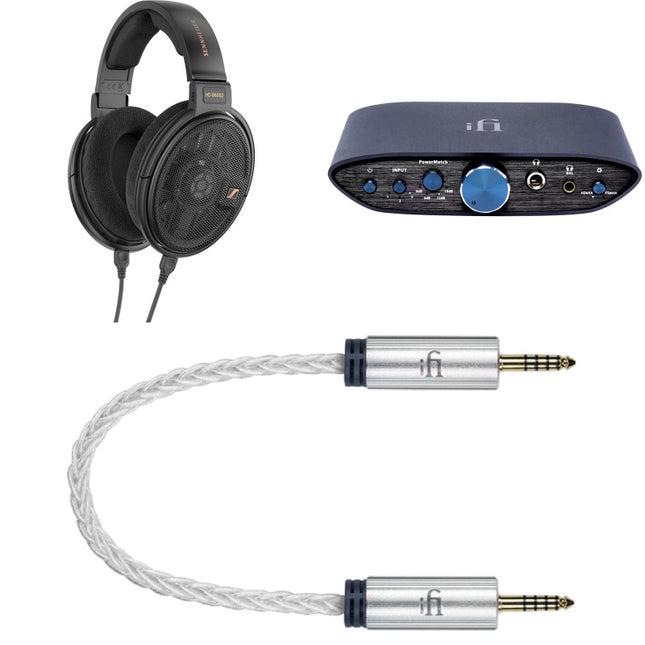 Pachet Promo Sennheiser HD 660S2 + Amplificator iFi Audio ZEN CAN Signature 6XX + Cablu audio iFi Audio 4.4mm to 4.4mm