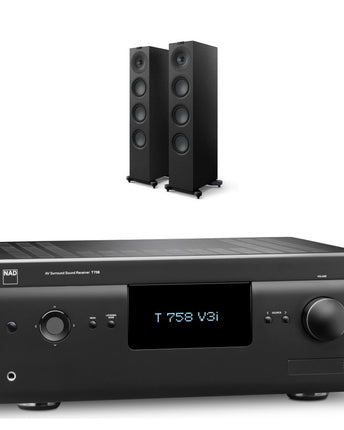 Pachet PROMO NAD T 758 V3i + KEF Q11 Meta