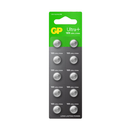 Baterii alcaline GP Alkaline CELL 189, LR54, LR1130, V10GA, AG10, 1.5V, blister 10pcs