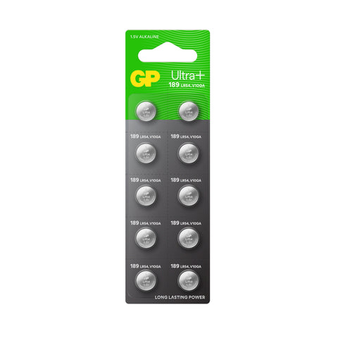 Baterii alcaline GP Alkaline CELL 189, LR54, LR1130, V10GA, AG10, 1.5V, blister 10pcs