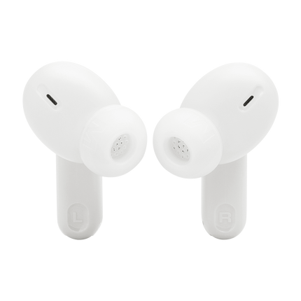 Căști JBL Tune Beam 2 (alb): perechea de căști văzută dinspre ureche
