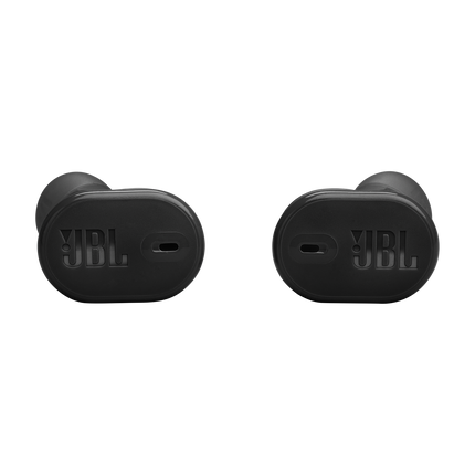 Căști JBL Tune Buds 2 (negru): perechea de căști văzută din față