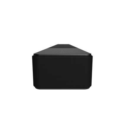 Klipsch Flexus Core 200 negru, vedere laterala care arata adancimea carcasei