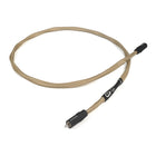 Chord Company Epic Digital 1RCA, cablu digital cu împletitură aurie și mufe RCA negre, pe fundal alb