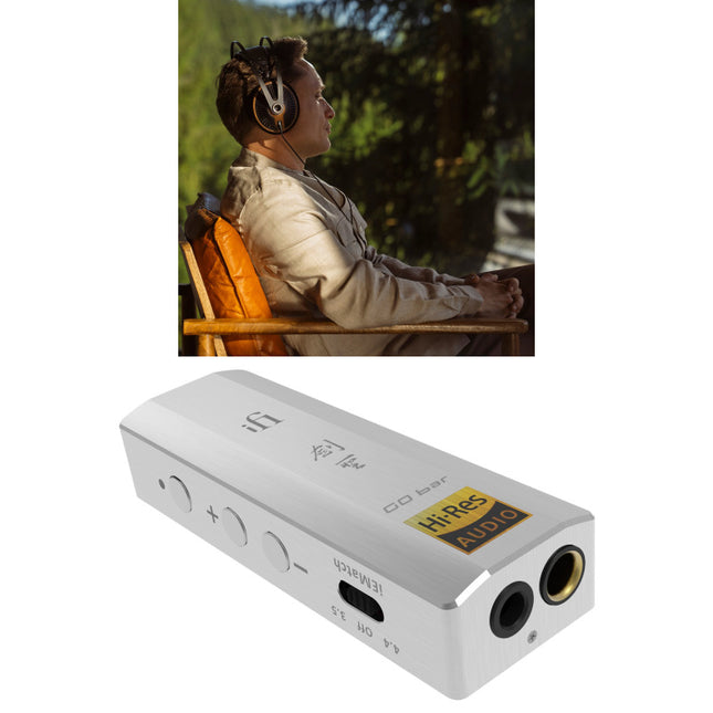 Pachet PROMO iFi Audio GO Bar Kensei + Casti Hi-Fi Meze Audio 105 Silva