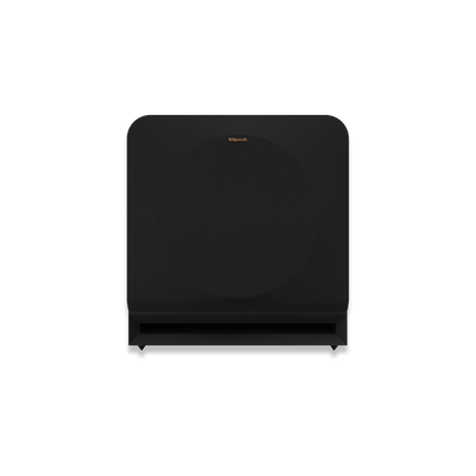 Subwooferul Klipsch RP-1000SW văzut din față, cu grila montată