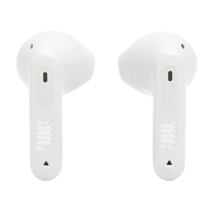 Căști JBL Tune Flex 2 (alb): perechea de căști văzută din față