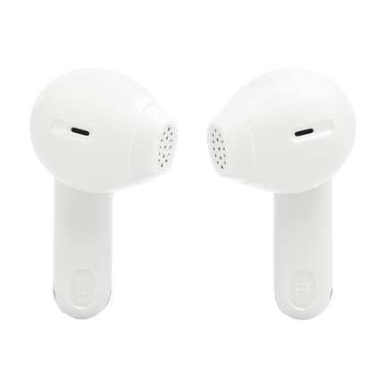 Căști JBL Tune Flex 2 (alb): perechea de căști văzută dinspre ureche