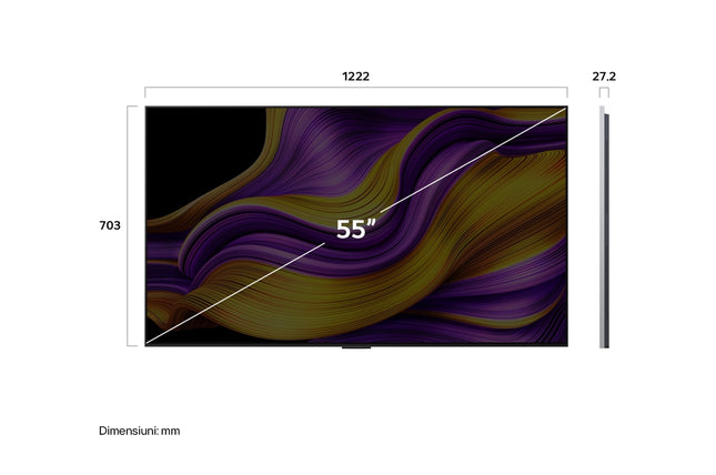 Televizor LG OLED55G51LW, 55 inch, Smart, 4K Ultra HD, 120 Hz, Clasa E (Model 2025)
