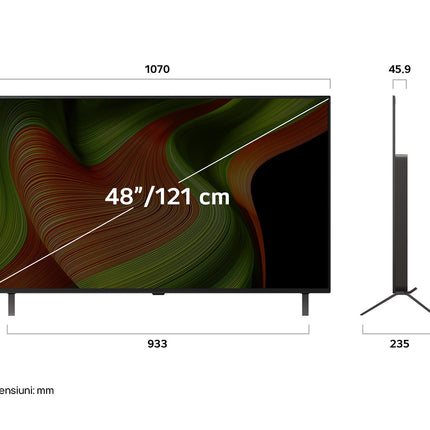 Televizor LG OLED48B53LA, 48 inch, 4K Smart TV, 2025