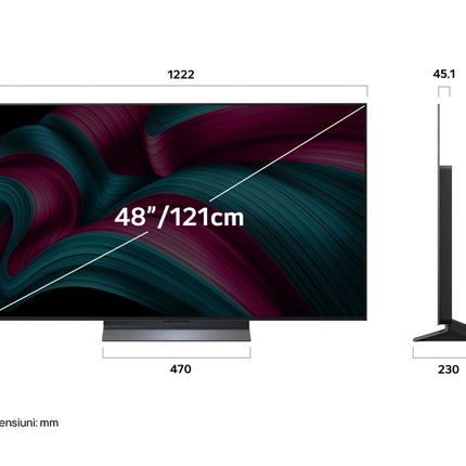 Televizor LG OLED48C51LA, 48 inch, 4K Smart TV, 2025