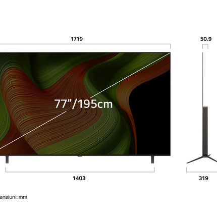 Televizor LG OLED65B53LA, 65 inch, 4K Smart TV, 2025