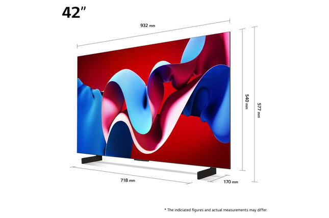 Televizor LG OLED evo 42C41LA, 105 cm, Smart, 4K Ultra HD, 100 Hz, Clasa G (Model 2024)