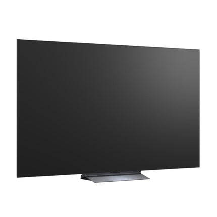 Televizor LG OLED evo AI C62LA de 77 inch, vedere din unghi trei sferturi