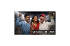 LG OLED evo AI W69LA, model 2026 — vedere frontala cu marcajul LG OLED evo AI 2026 pe ecran