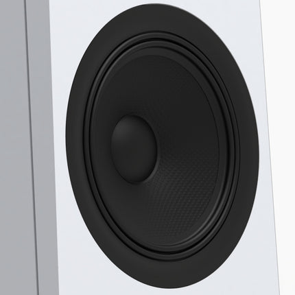Midwooferul de 175 mm cu membrană Curv al boxei Indiana Line Lira 3 albe