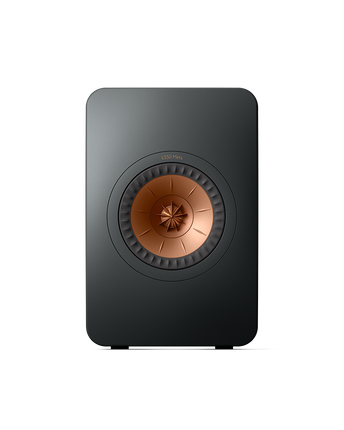 KEF LS50 Meta, finisaj Carbon Black, vedere frontală