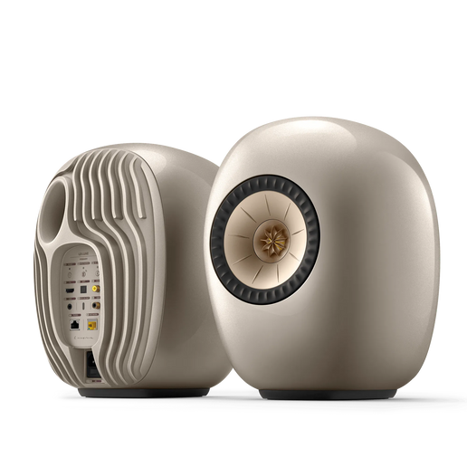 KEF LS Luxe Dusk Titanium — pereche, față și spate