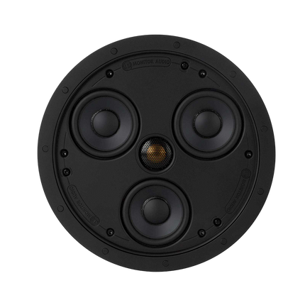 Monitor Audio CSS230 — Alb, cu grilă rotundă inclusă