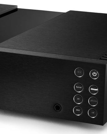 Naim NAC 332, detaliu cu mufa de căști de 6,35 mm