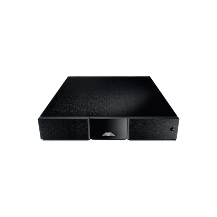 Naim 555 PS DR, finisaj negru, vedere din trei sferturi