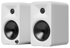 Boxe active Kanto Audio ORA4 albe, perechea văzută din unghi