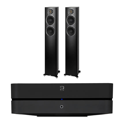 Pachet PROMO Bluesound POWERNODE N331 + ELAC Carina FS247.4