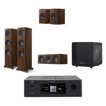 Pachet PROMO NAD T778 + KEF Q7 Meta + KEF Q6 Meta + KEF Q1 Meta + KEF KC92