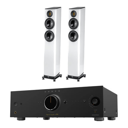Pachet PROMO Onkyo A-50 + ELAC Vela FS407.2