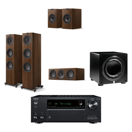 Pachet PROMO Onkyo TX-NR7100 + KEF Q7 Meta + KEF Q6 Meta + KEF Q1 Meta + ELAC Varro RS700