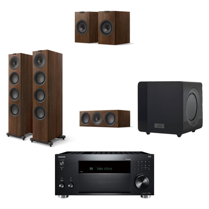 Pachet PROMO Onkyo TX-RZ50 + KEF Q11 Meta + KEF Q6 Meta + KEF Q1 Meta + KEF KC92