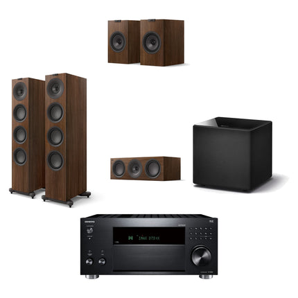 Pachet PROMO Onkyo TX-RZ50 + KEF Q11 Meta + KEF Q6 Meta + KEF Q1 Meta + KEF Kube 12 MIE