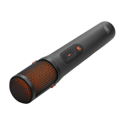 Microfonul JBL EasySing Mics, văzut în unghi