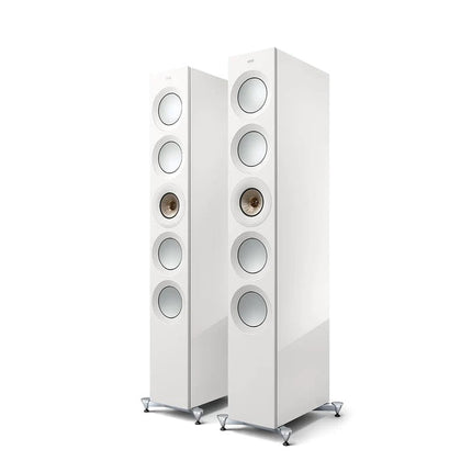 KEF Reference 5 Meta resigilat - High Gloss White / Champagne