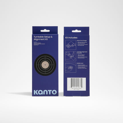 Cutia kitului Kanto Audio TT-AKIT, față și spate