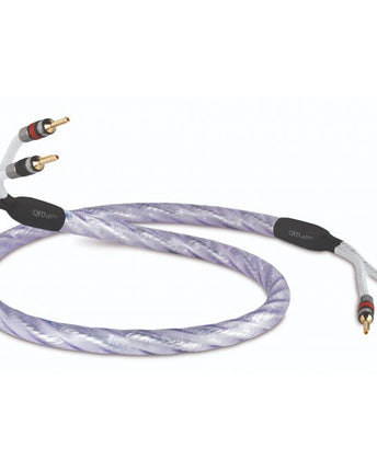 QED Cablu de boxe Genesis Silver Spiral Airloc Banana