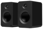 Boxe active Kanto Audio REN negre, perechea văzută din unghi