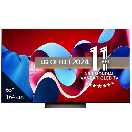 Televizor LG OLED evo 65C41LA, 164 cm, Smart, 4K Ultra HD, 100 Hz, Clasa F (Model 2024)