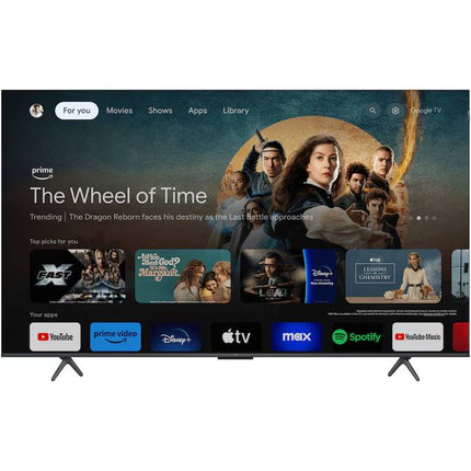 Televizor TCL QLED 75T8B, 189 cm, Smart Google TV, 4K Ultra HD, 100Hz, Clasa F (Model 2024)