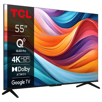 Televizor TCL QLED 55T7B, 139 cm, Smart Google TV, 4K Ultra HD