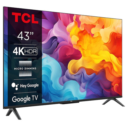 Televizor TCL LED 43V6B, 108 cm, Smart Google TV, 4K Ultra HD, Clasa F