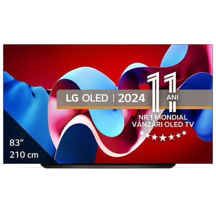 Televizor LG OLED evo 83C41LA, 210 cm, Smart, 4K Ultra HD, 100 Hz, Clasa F (Model 2024)