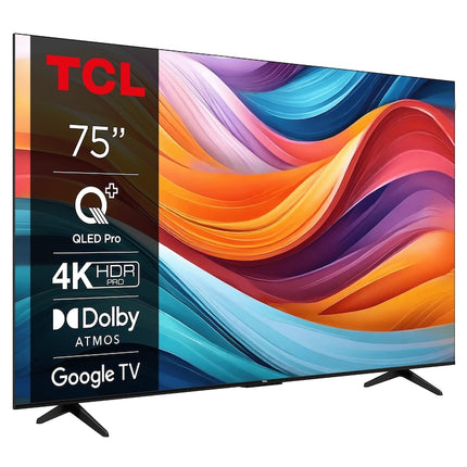 Televizor TCL QLED 75T7B, 189 cm, Smart Google TV, 4K Ultra HD