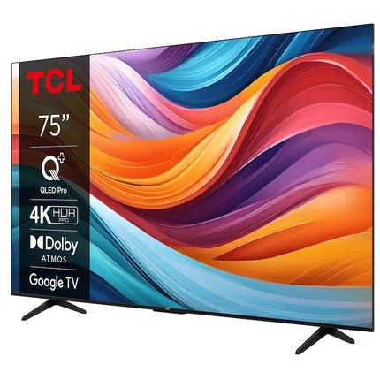 Televizor TCL QLED 75T7B, 189 cm, Smart Google TV, 4K Ultra HD