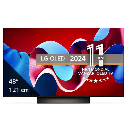 Televizor LG OLED evo 48C41LA, 121 cm, Smart, 4K Ultra HD, 100 Hz, Clasa G (Model 2024)