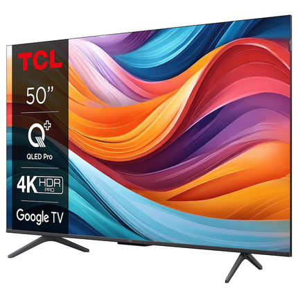 Televizor TCL QLED 50T7B, 126 cm, Smart Google TV, 4K Ultra HD